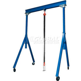 Adjustable Height Steel Gantry Crane 15'W x 8'7