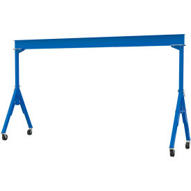 Vestil Fixed Height Steel Gantry Crane with Phenolic Casters 20'W x 10-1/16'H 6000 lb. Capacity FHS-6-20