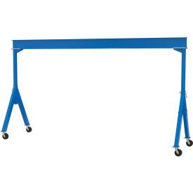 Vestil Fixed Height Steel Gantry Crane with Phenolic Casters 20'W x 10-1/16'H 8000 lb. Capacity FHS-8-20