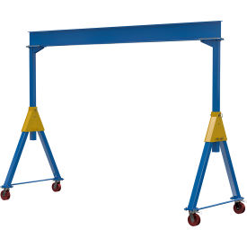 Vestil Fixed Steel Knock Down Gantry Crane w/ Ductile Steel Casters 15'W x 10-1/4'H 10000 lb. Cap FHSN-10-15