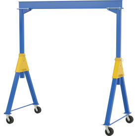 Vestil Fixed Steel Knock Down Gantry Crane with Phenolic Casters 10'W x 10-1/16'H 6000 lb. Cap FHSN-6-10