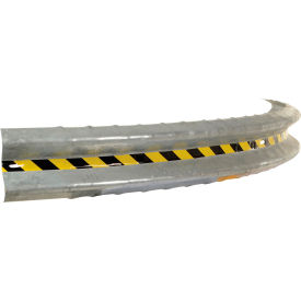 Bolt-On Curved Steel Guard Rail 10'L x 75-1/2