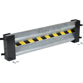Steel Drop-In Guard Rail 4'L With (2) Brackets & Hardware Galvanized GR-H2R-DI-4-HDG