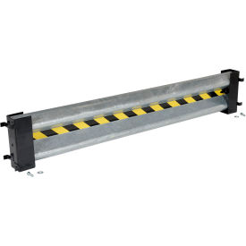 Steel Drop-In Guard Rail 6'L With (2) Brackets & Hardware Galvanized GR-H2R-DI-6-HDG