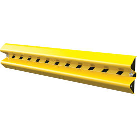 Vestil Wall Mount Guard Rail 6' L Powder Coated Yellow Steel GR-H2R-WM-6-YL