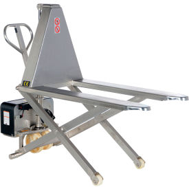 Vestil™ Stainless Steel DC Powered Tote Lift 2000 lb. Capacity 26-3/4
