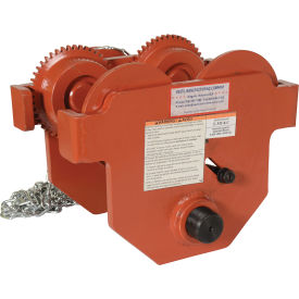 Geared Eye Adjustable Manual Trolley E-MT-8-C 8000 Lb. Capacity E-MT-8-C