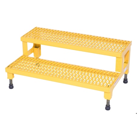 Adjustable Step Stand, 2 Step, 36 x 23