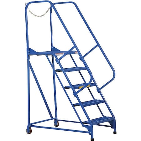 80 H Steel Maintenance Ladder - 5 Step Grip-Strut, 5 Steps MPN:LAD-MM-5-G