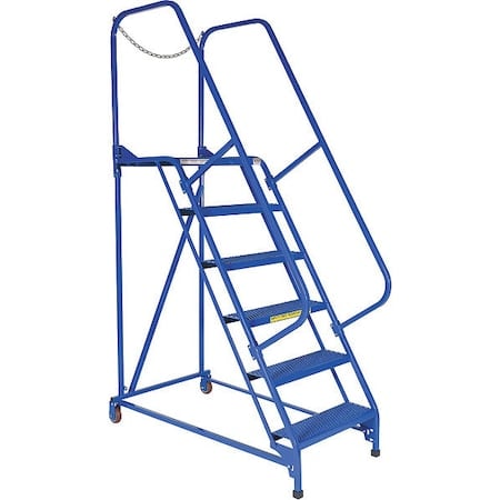 90 H Steel Maintenance Ladder - 6 Step Perforated, 6 Steps MPN:LAD-MM-6-P