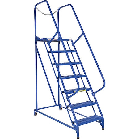 100 H Steel Maintenance Ladder - 7 Step Perforated, 7 in Steps MPN:LAD-MM-7-P