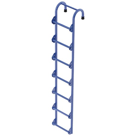 7 ft Overall H, Storage Tank Ladder, Steel, Powder Coated Finish, 300 lb Load Capacity MPN:NTAL-7