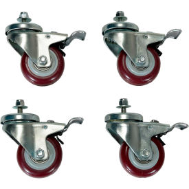 Optional Caster Kit PLC-CK for Plastic Pail Lid Press / Closer PLC-CK