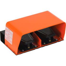 Vestil™ Steel Pneumatic Twin Foot Switch For Lift & Tilt Workstation Tables FC-2P