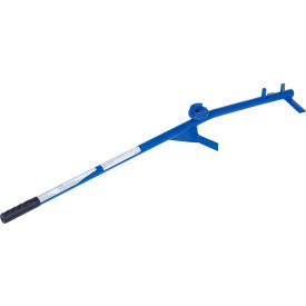 Vestil™ Steel Deluxe Drum Positioner 41''L x 5-7/8''W x 6''H 600 lb. Capacity Blue DTP-11-DLX