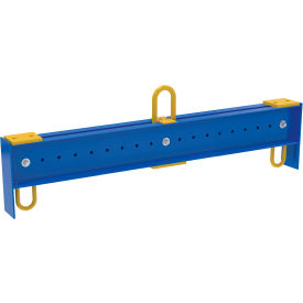 Vestil™ Steel Adjustable Spreader Beam 6' Maximum Spread 10000 lb. Capacity 80-1/2