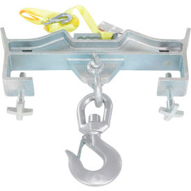 Vestil™ Double Swivel Hoist Optioning Hook with Latch 10000 lb. Capacity D-FORK-10-SL
