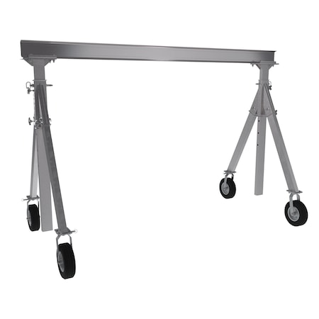 Alum Gantry Crane, Pneumatic Caster, 8x8 MPN:AHA-15-8-8-PNU