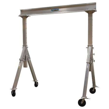 Adjustable Hgt Aluminum Gantry Crane MPN:AHA-4-8-8