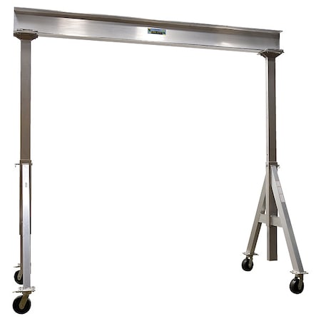 Adjustable Hgt Aluminum Gantry Crane MPN:AHA-6-12-12