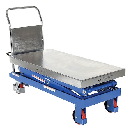 Hydraulic Scissor Cart, 1500 lb. Cap, 47-1/2