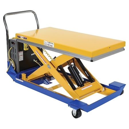 Scissor Lift Table, 1500 lb. Cap, 24