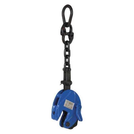 Vertical Plate Clamp With Chain, 1000 lb. MPN:CPC-10