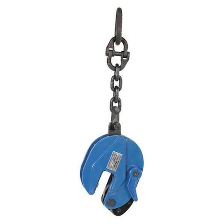 Vertical Plate Clamp With Chain, 2000 lb. MPN:CPC-20
