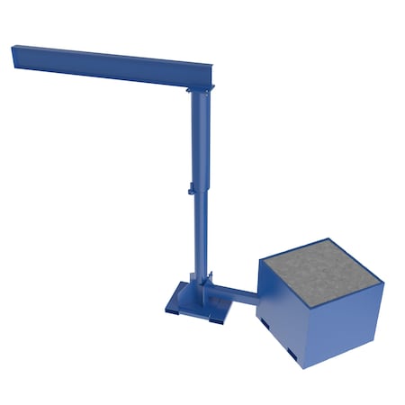 Jib Crane, Portable, 1, 000 lb Capacity, 8 ft Boom MPN:JIB-CBX-100-8-10-BC