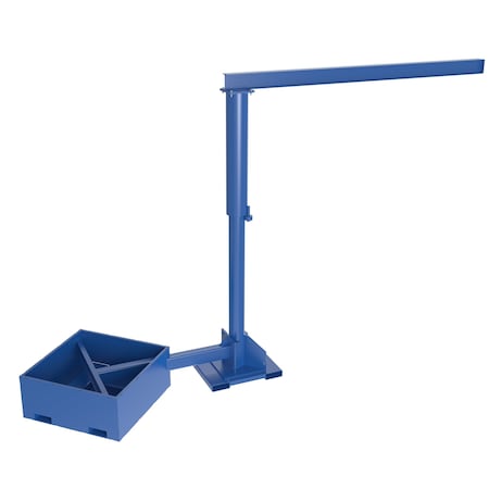 Jib Crane, Portable, 250 lb Capacity, 10 ft Boom MPN:JIB-CBX-25-10-10