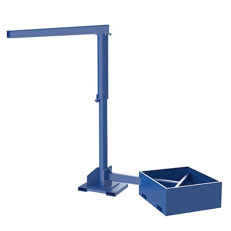 Portable Offset Jib, Empty Base, 8 ft., 500 MPN:JIB-CBX-50-8-10