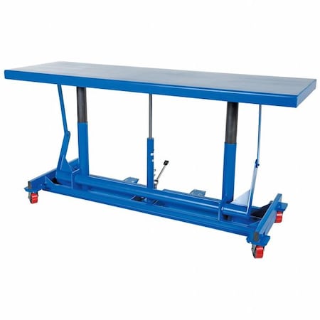 LongDeckCart, 96in, 201/4in, Steel, 2, 000lb MPN:LDLT-2096