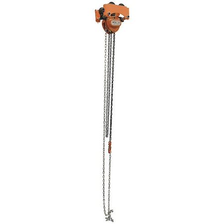 Low Headroom Chain Hoist Trolley Push, 1K MPN:LOW-1P