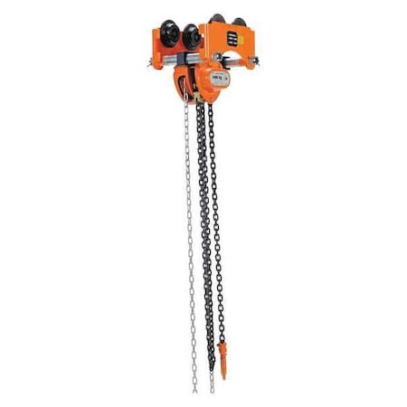 Low Headroom Chain Hoist Trolley Push, 2K MPN:LOW-2P