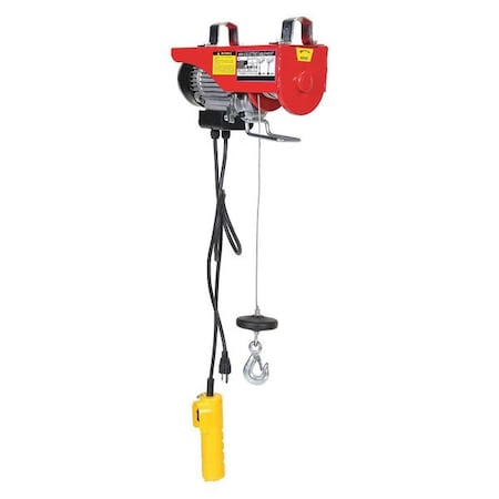 Mini Cable Hoist, 0.1 tons, Red MPN:MINI-2