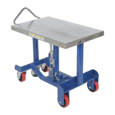 Low Profile Post Lift Table, Load Cap. 1000 lb. MPN:PT12-10