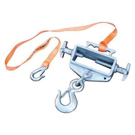 Hoist Hook Single W/Rigid Hook & Latch MPN:S-FORK-4/6-RL