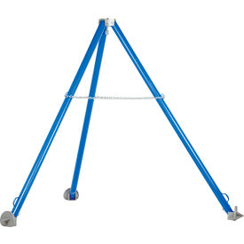 Vestil™ Adjustable Height Tripod Hoist Stand 2000 lb. Capacity Blue TRI-SA