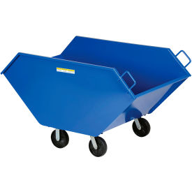 Vestil™ Steel Chip & Waste Truck 2-1/16 Cu. Yd. 2000 lb. Capacity Blue CHIP-26.7