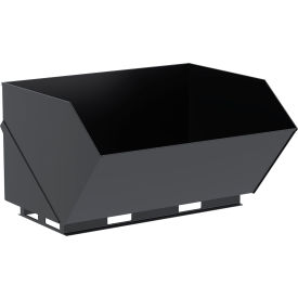Vestil™ Steel Skid Steer Hopper 2 Cu. Yd. 4000 lb. Capacity Black EA-SKHH-200