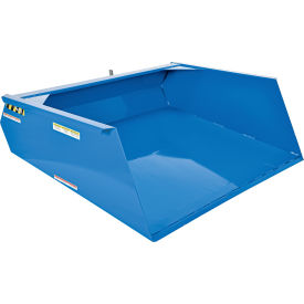 Vestil™ Steel Fork Mounted Front Loader 1 Cu. Yd. 4000 lb. Capacity Blue FL-4000-N