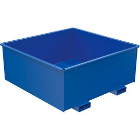 Vestil™ Steel Rotating Heavy Duty Box Hopper 1-1/4 Cu. Yd. 6000 lb. Capacity Blue R-125-HD-BL