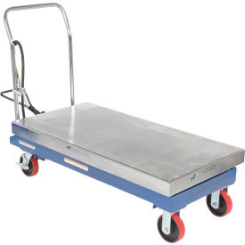 Pneumatic-Hydraulic Mobile Scissor Lift Table AIR-2000 2000 Lb. Cap. AIR-2000