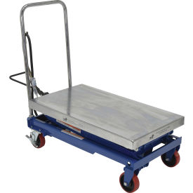 Pneumatic-Hydraulic Mobile Scissor Lift Table AIR-800-D 800 Lb. Capacity AIR-800-D