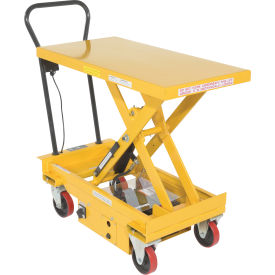 DC Power Hydraulic Scissor Cart - Single - CART-1000-DC CART-1000-DC