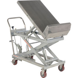 Vestil™ Steel DC Heavy Duty Low Profile Scissor Lift Cart 33-1/2