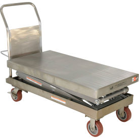 Vestil™ Steel Hydraulic Elevating Cart w/Foot Pump 47-1/2