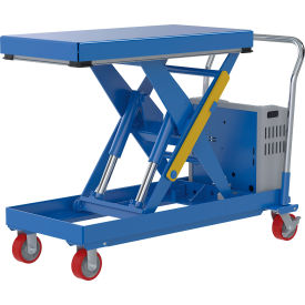 Vestil™ Steel Foot Pump Powered Scissor Cart 40-3/8