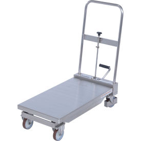 Vestil™ Steel Premium Double Scissor Cart w/Foot Release27-1/2