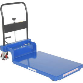 Low Profile Auto-Shift Hydraulic Scissor Lift Cart 900 Lb. Capacity CART-900-LP-AS